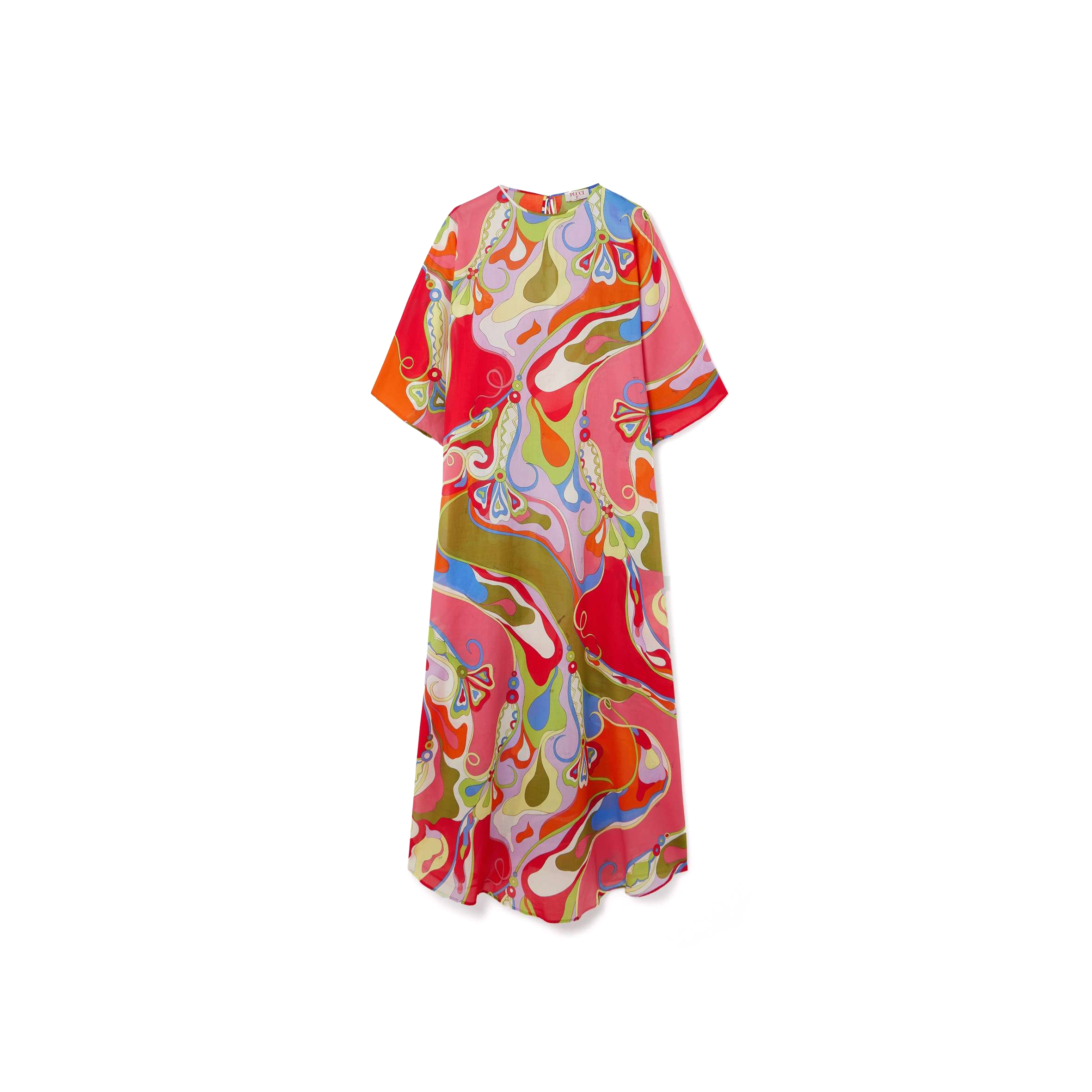 PUCCI PRINTED COTTON-VOILE KAFTAN 4URL454U734048